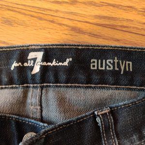 7 For All Mankind Austyn Mans W30 Dark Blue